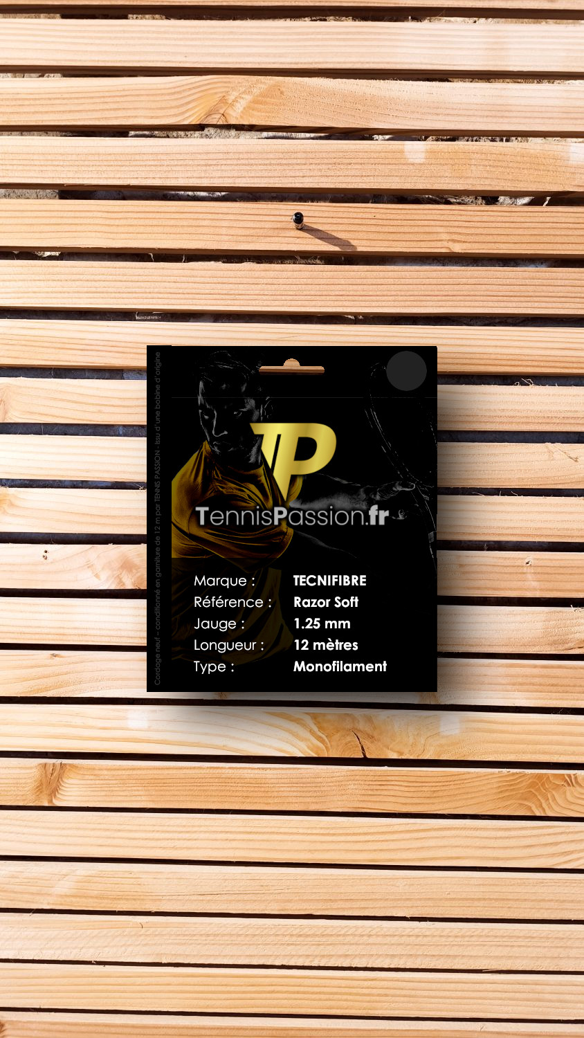 TECNIFIBRE Razor Soft 1.25 Gris foncé