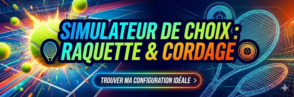 Bannière Sélecteur de Raquette TennisPassion.fr